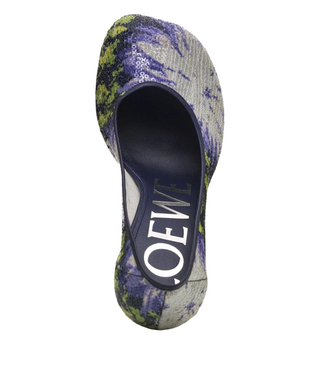 LOEWE Фиолетовые туфли, фото 2