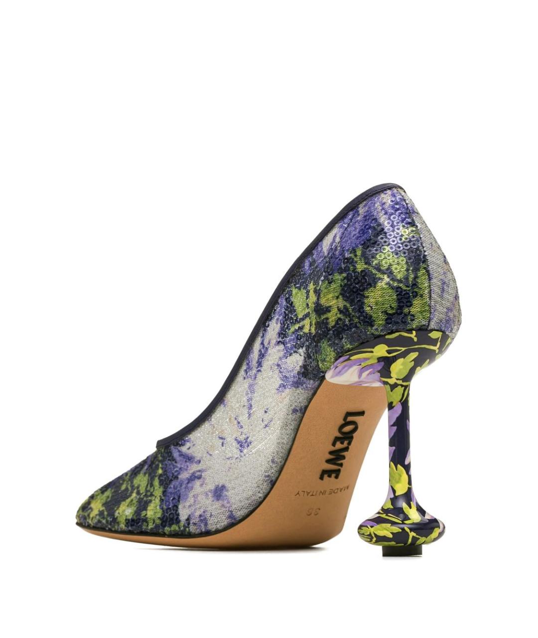 LOEWE Фиолетовые туфли, фото 3