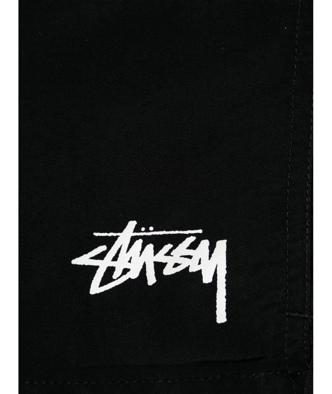 STUSSY Черные полиамидовые плавки, фото 2