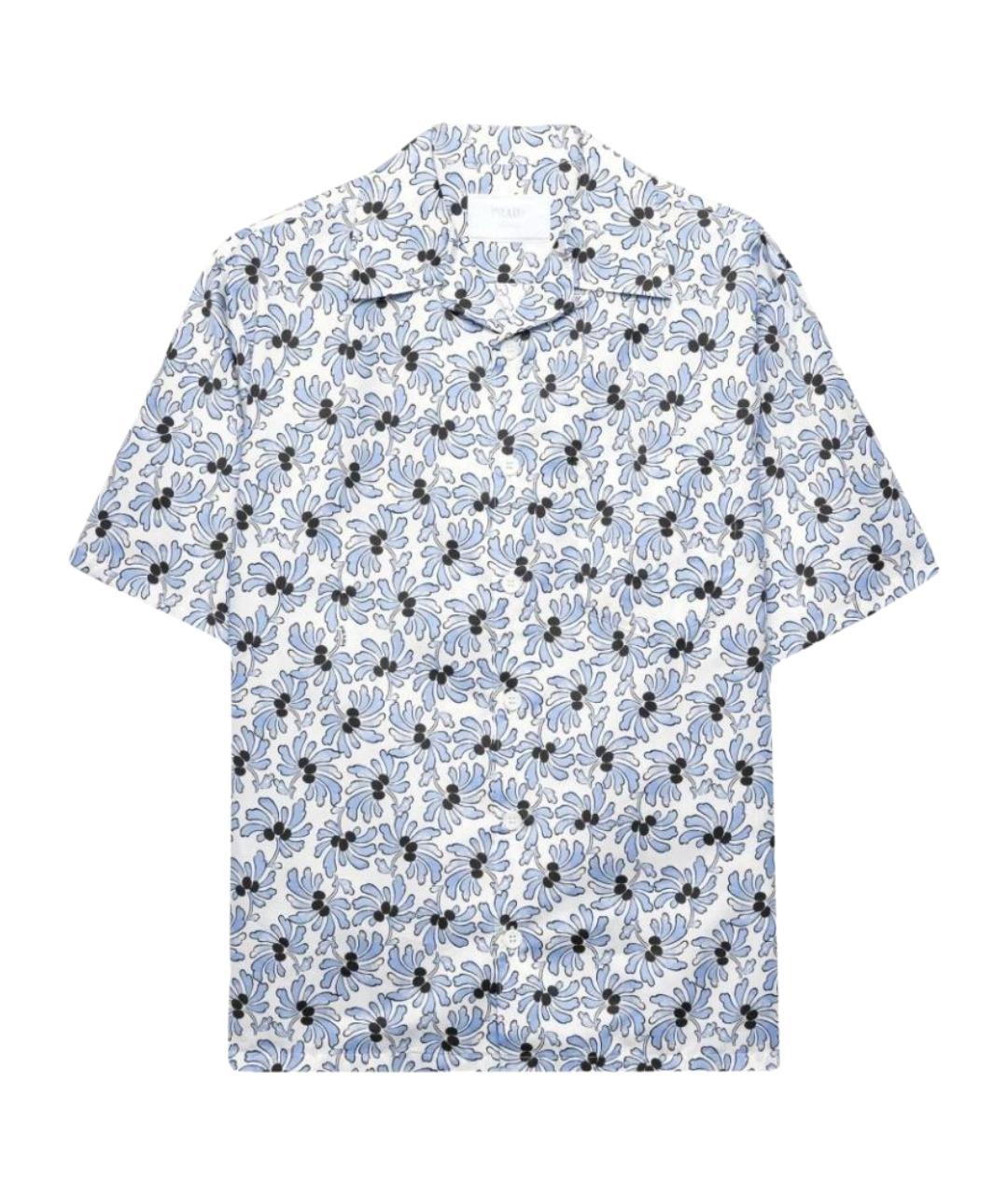 PRADA Мульти хлопковая кэжуал рубашка, фото 1