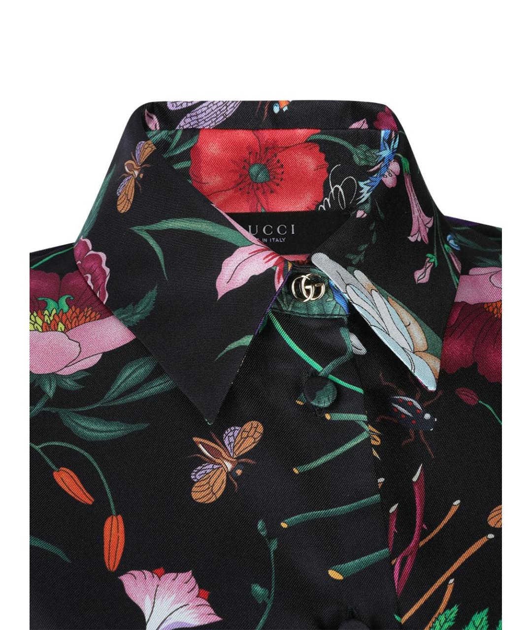 GUCCI Мульти шелковая рубашка, фото 3