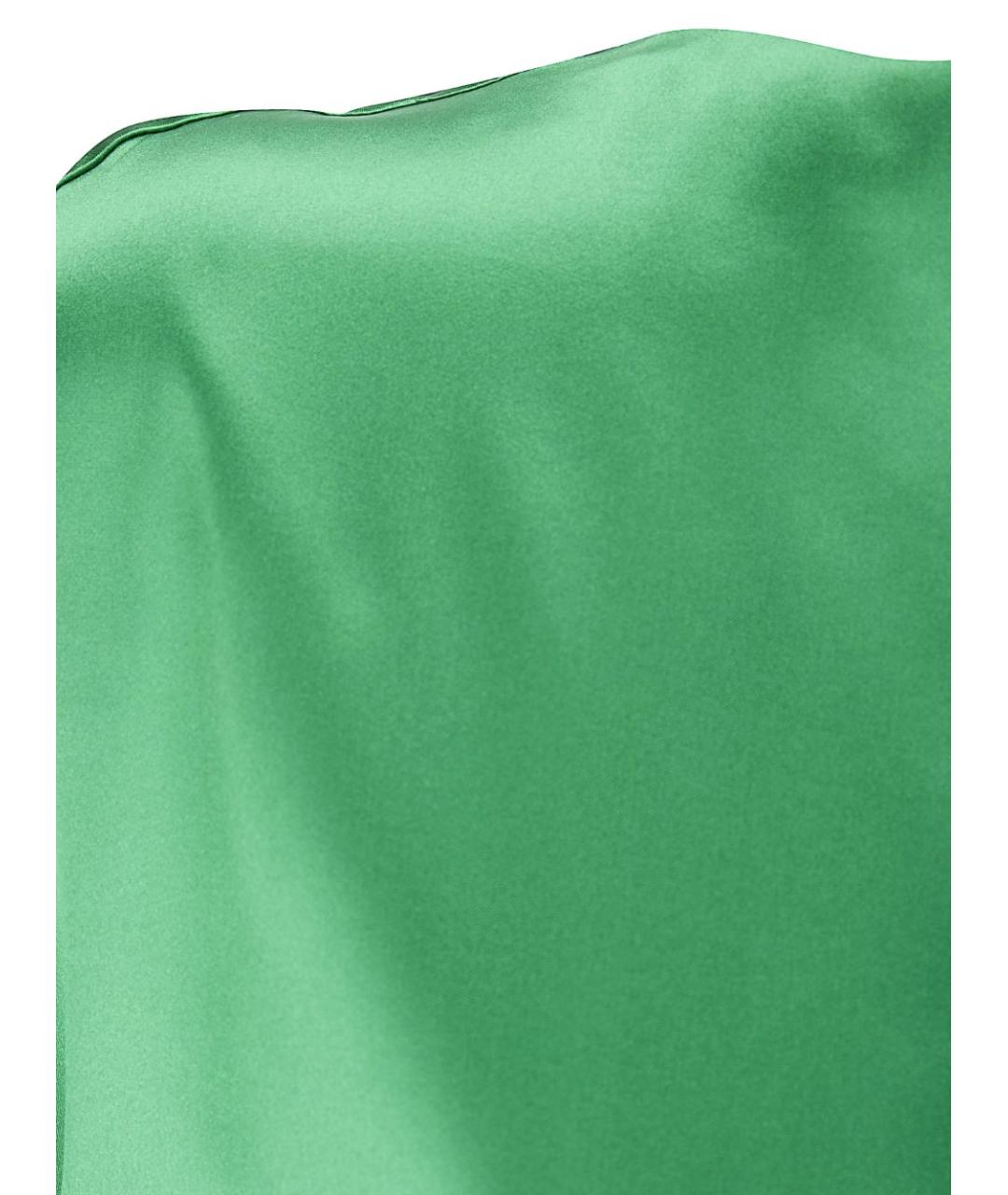 DRIES VAN NOTEN Зеленые шелковое повседневное платье, фото 3