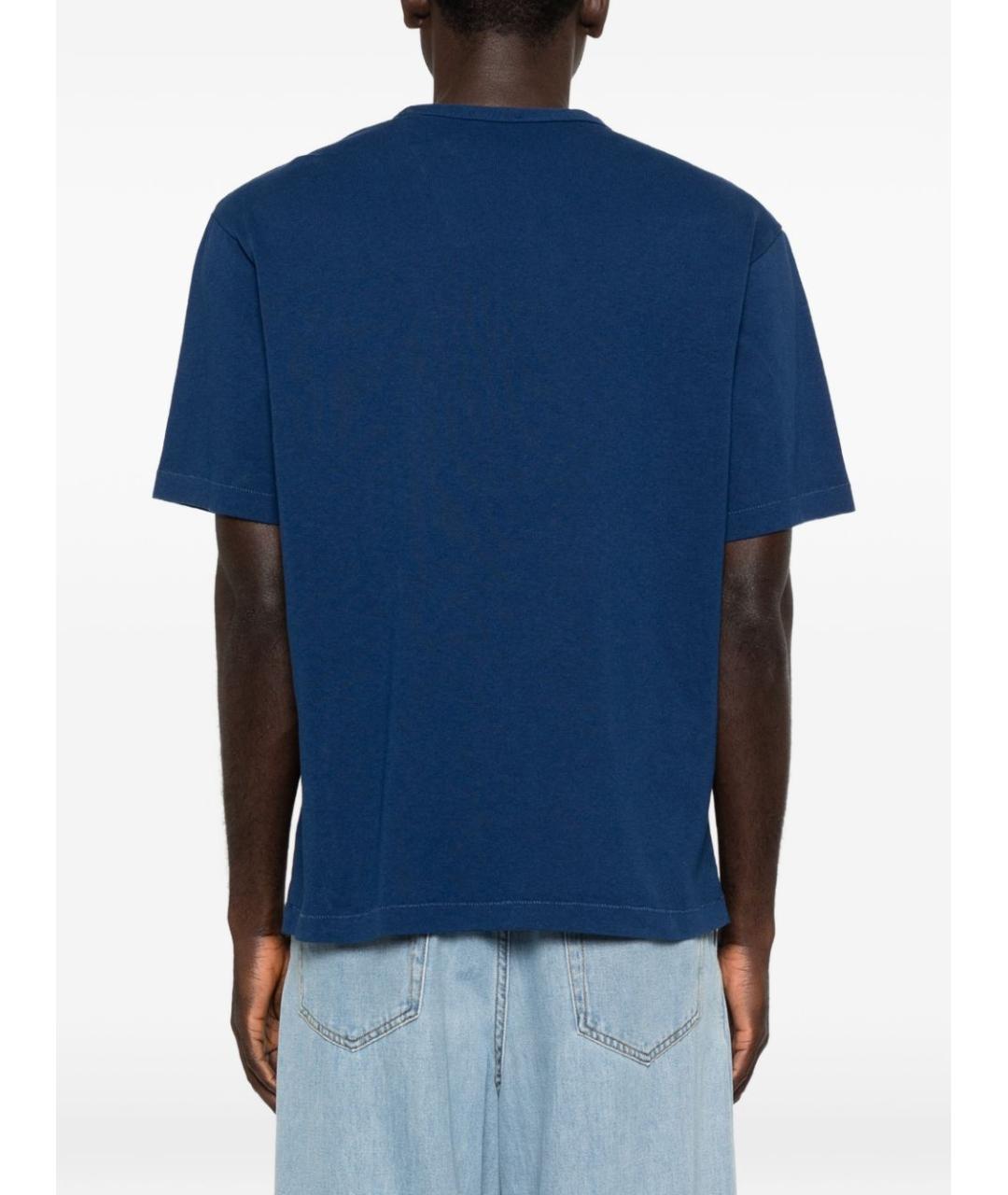 KENZO Синяя хлопковая футболка, фото 3