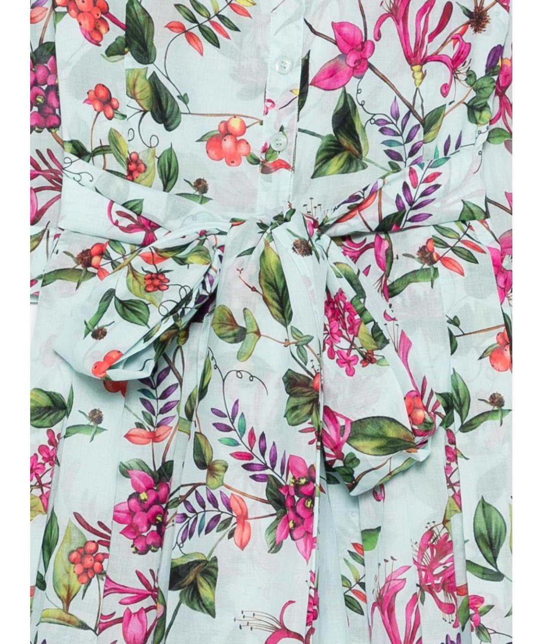 SAMANTHA SUNG Мульти хлопковое платье, фото 3