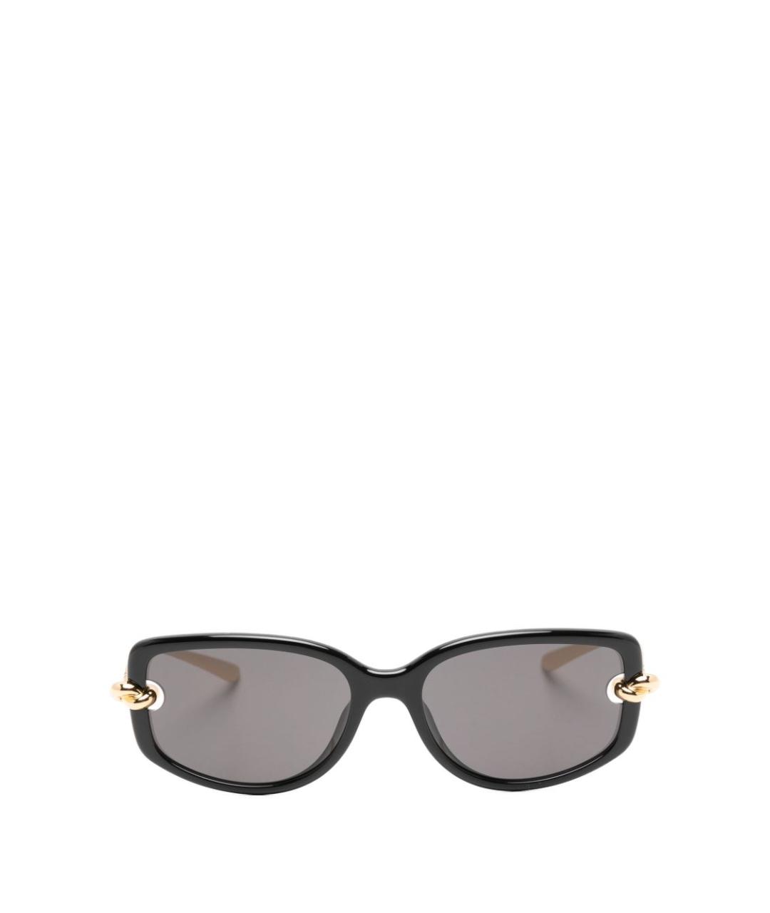 BOTTEGA VENETA Черные пластиковые солнцезащитные очки, фото 1