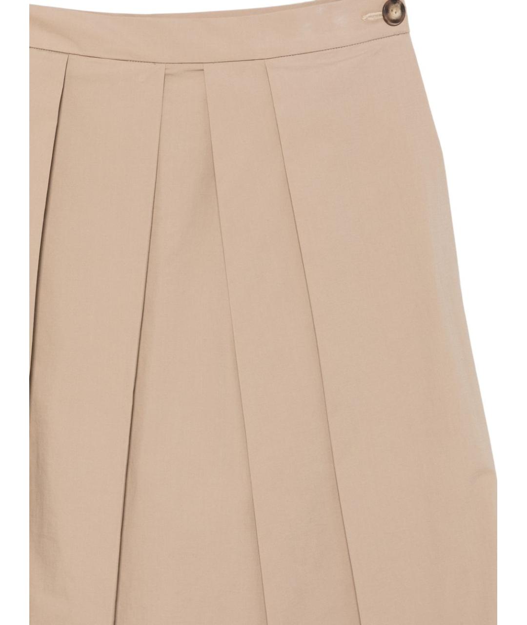 EMPORIO ARMANI Хлопковая юбка миди, фото 3