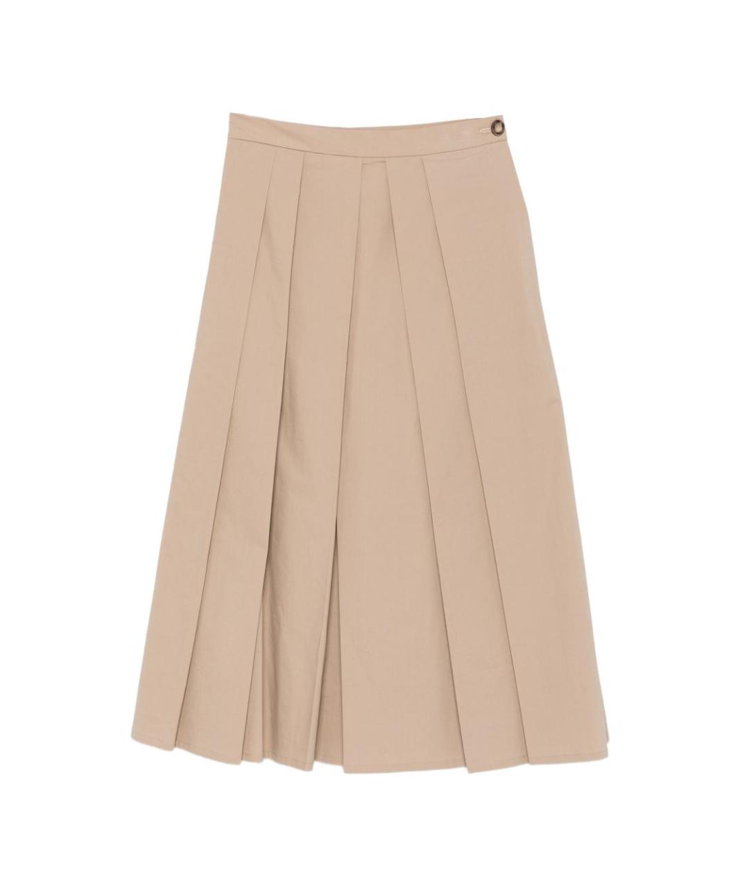 EMPORIO ARMANI Хлопковая юбка миди, фото 1