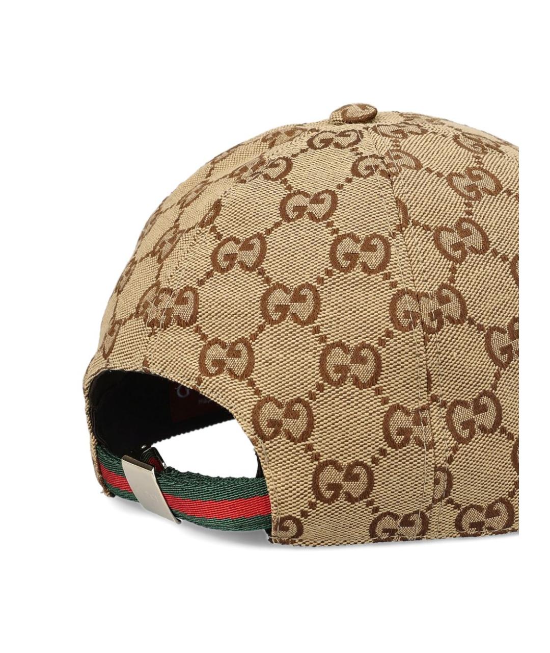 GUCCI Бежевая кепка, фото 4