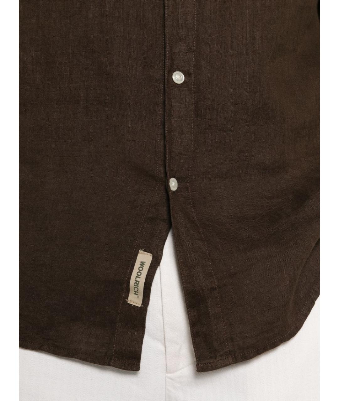WOOLRICH Льняная кэжуал рубашка, фото 5