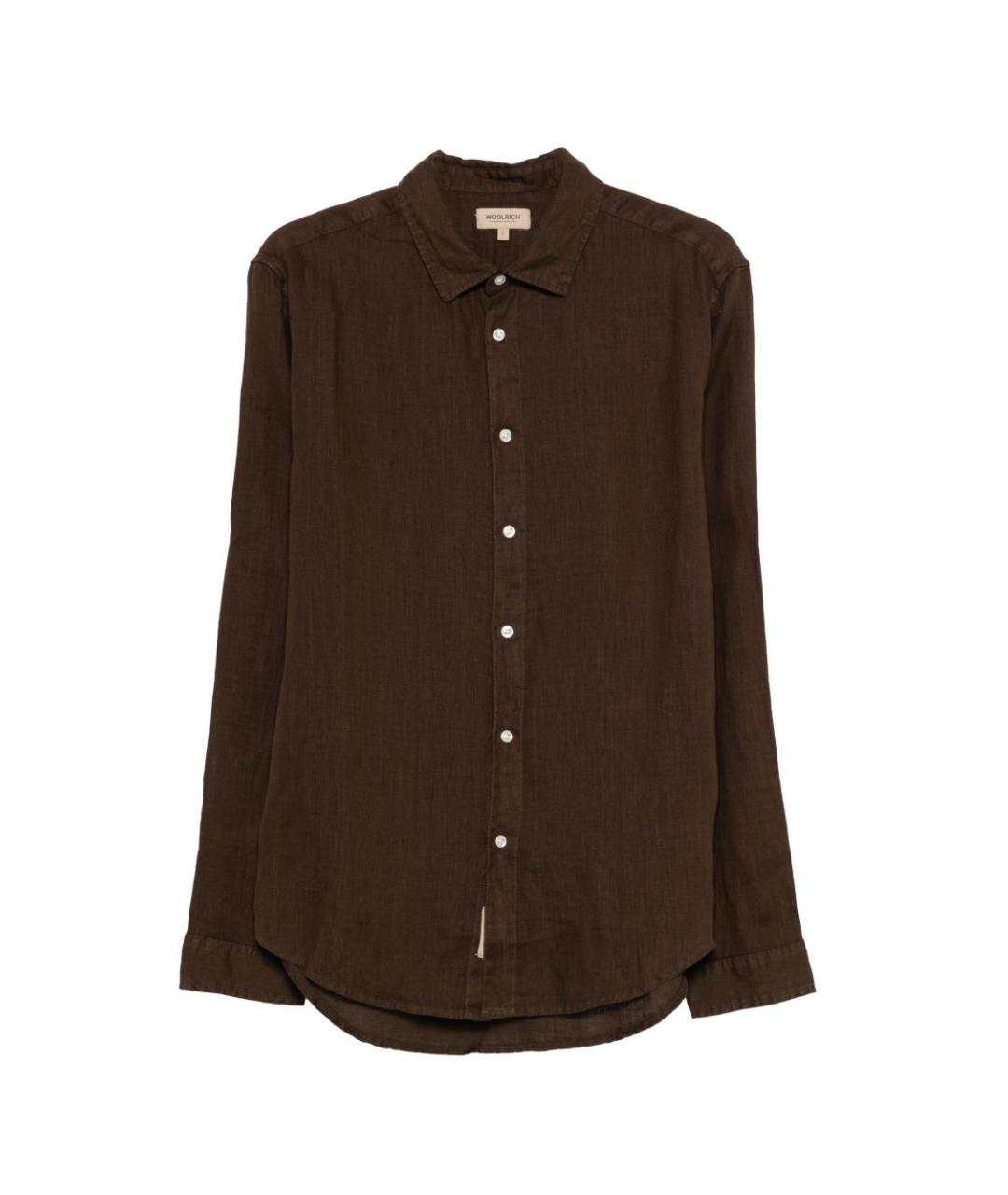 WOOLRICH Льняная кэжуал рубашка, фото 1