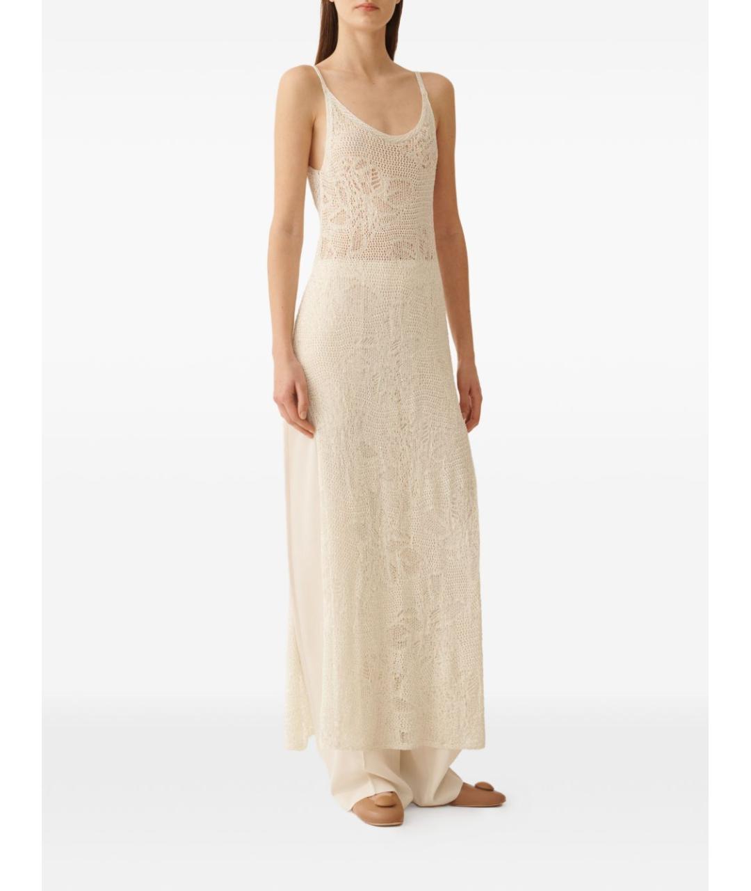 FABIANA FILIPPI Белое повседневное платье, фото 2