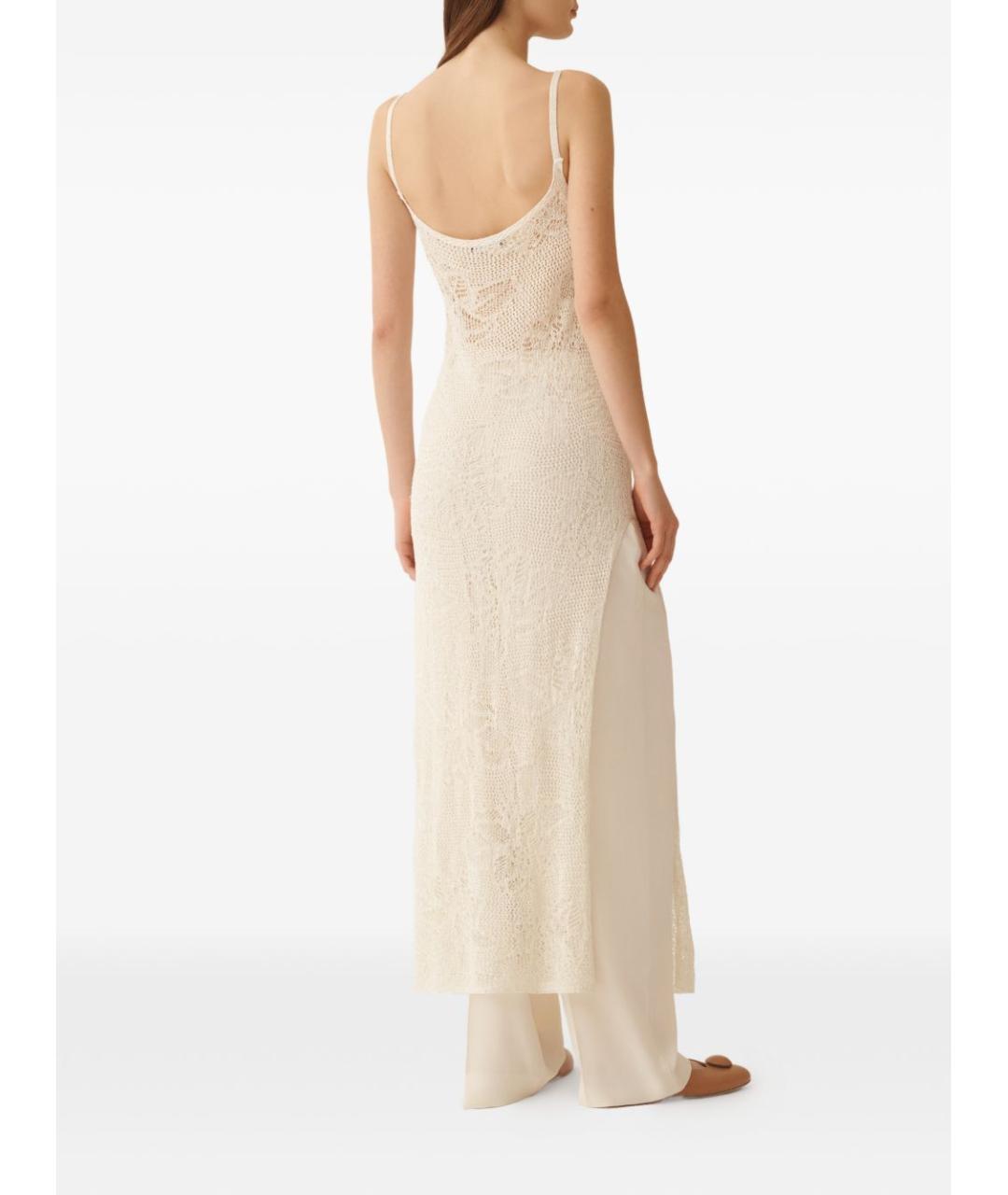 FABIANA FILIPPI Белое повседневное платье, фото 4