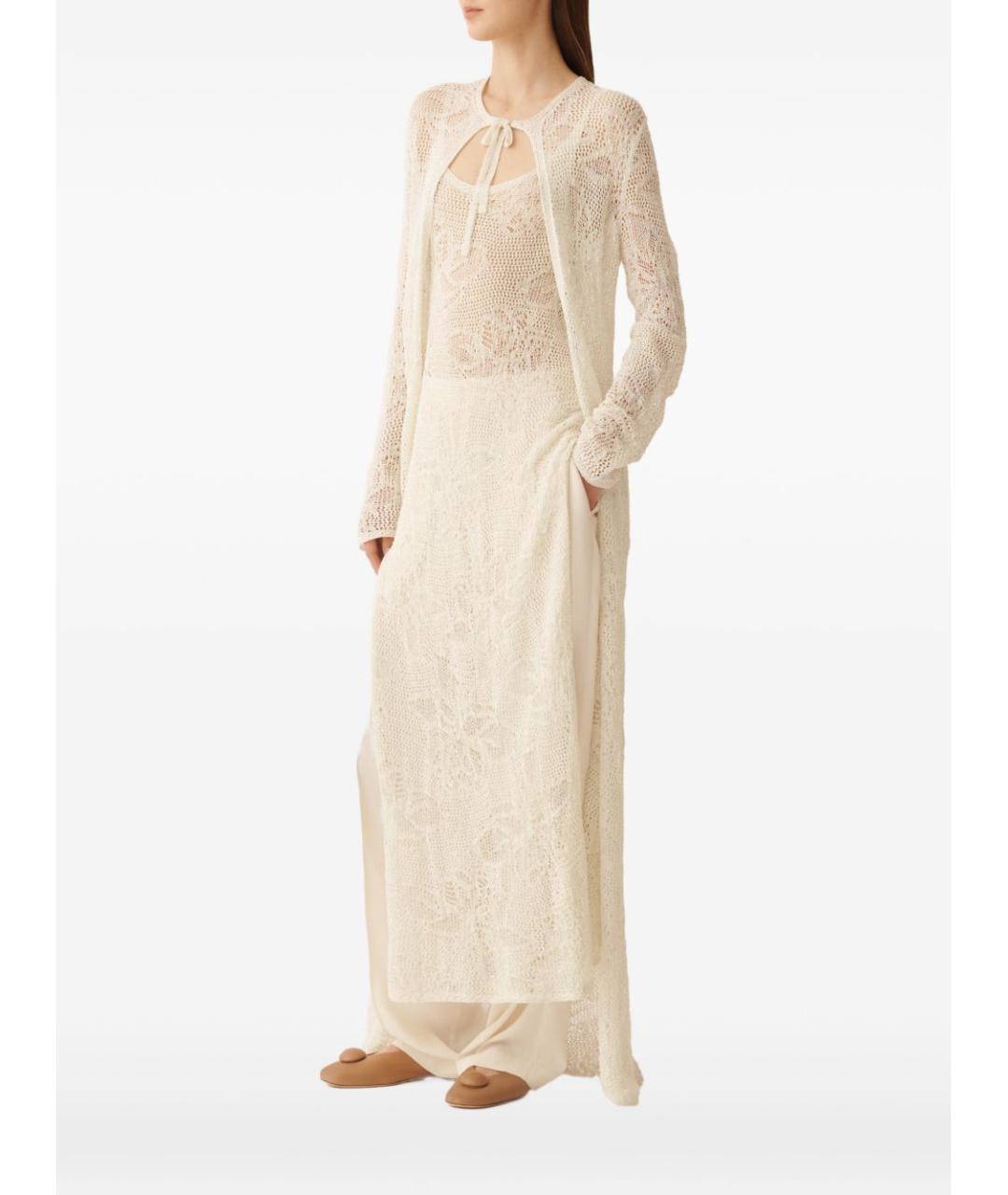 FABIANA FILIPPI Белое повседневное платье, фото 3