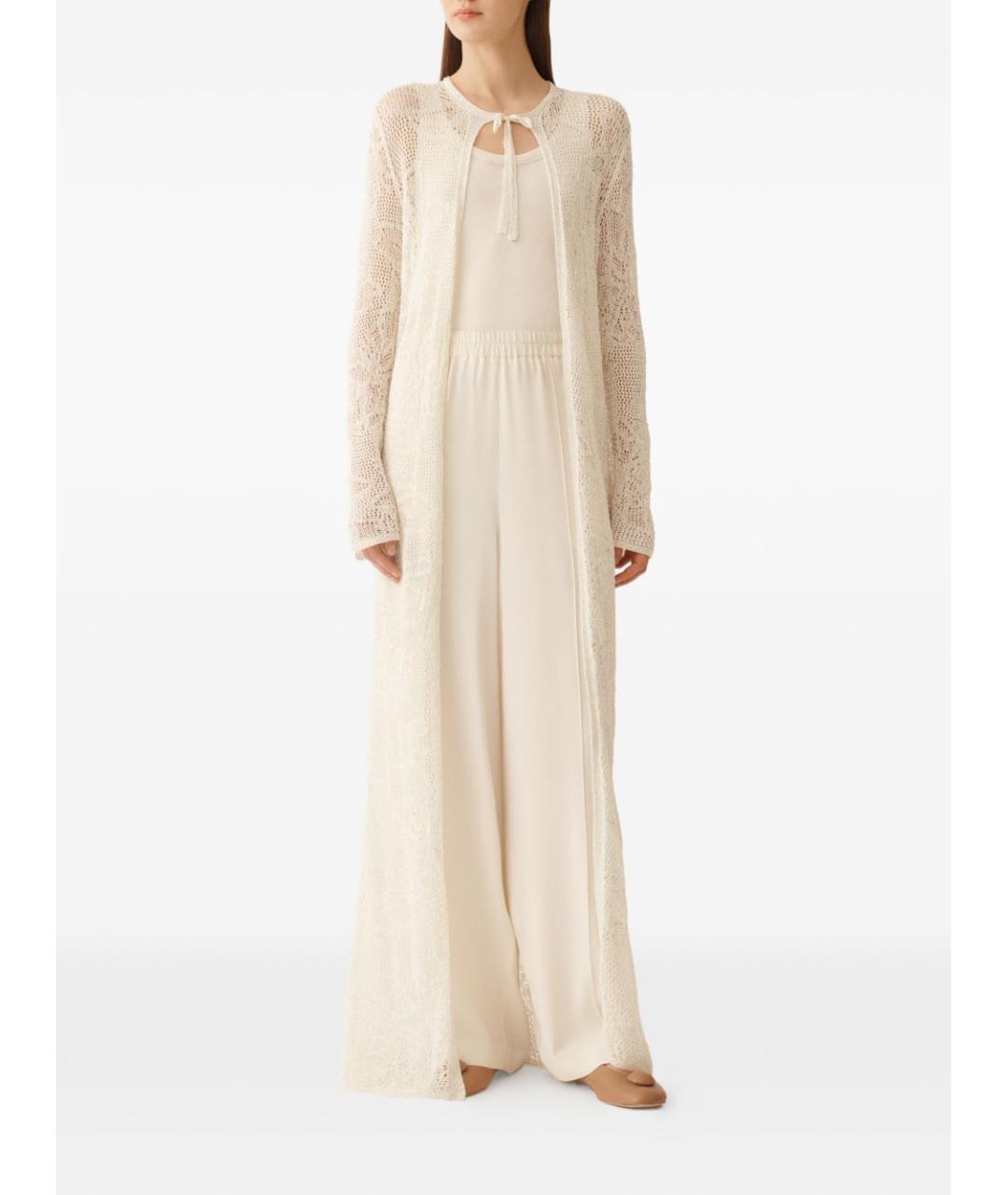 FABIANA FILIPPI Белый хлопковый кардиган, фото 4