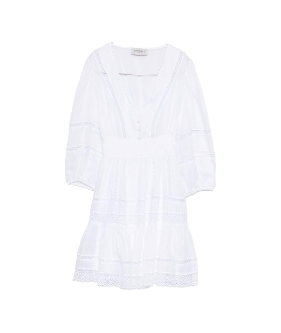 ERMANNO FIRENZE Белое повседневное платье, фото 1