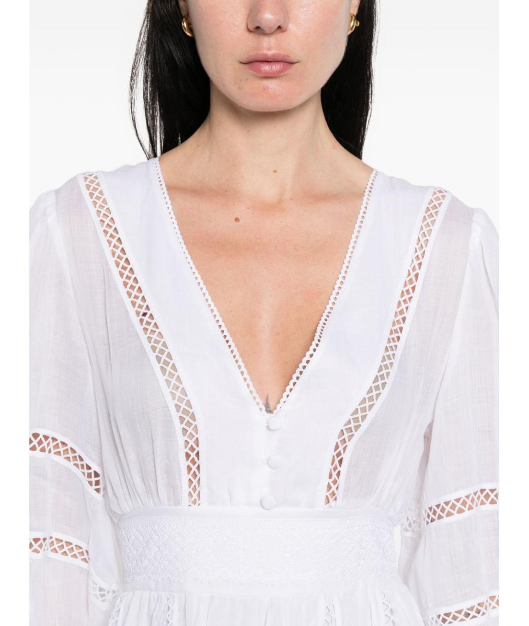 ERMANNO FIRENZE Белое повседневное платье, фото 2