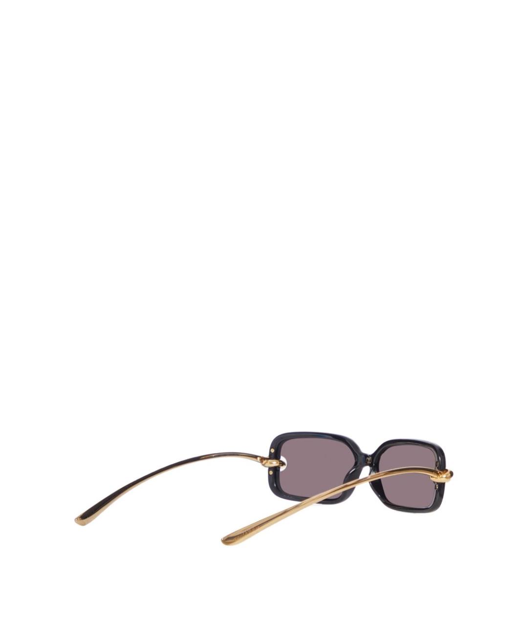 BOTTEGA VENETA Черные пластиковые солнцезащитные очки, фото 3