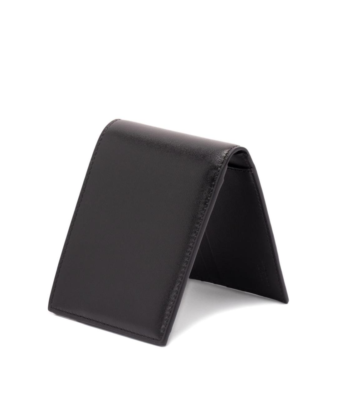 FENDI Черный кожаный кошелек, фото 4