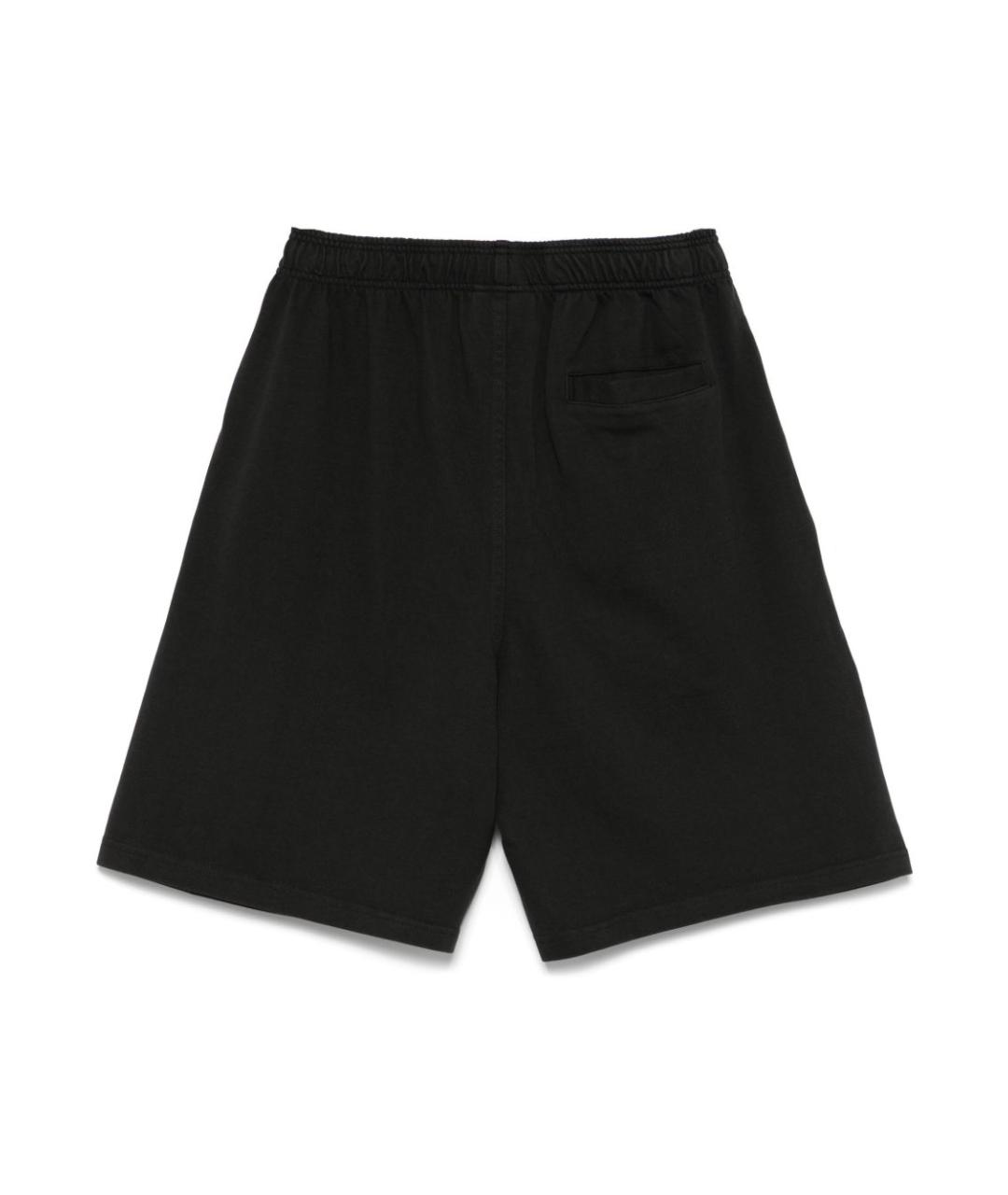 STUSSY Черные хлопковые шорты, фото 2