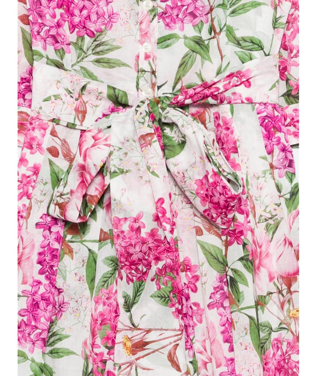 SAMANTHA SUNG Розовое хлопковое повседневное платье, фото 2