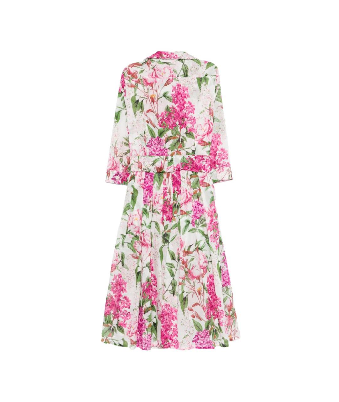 SAMANTHA SUNG Розовое хлопковое повседневное платье, фото 3