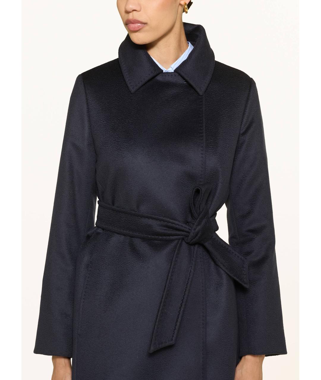 MAX MARA Черное шерстяное пальто, фото 3