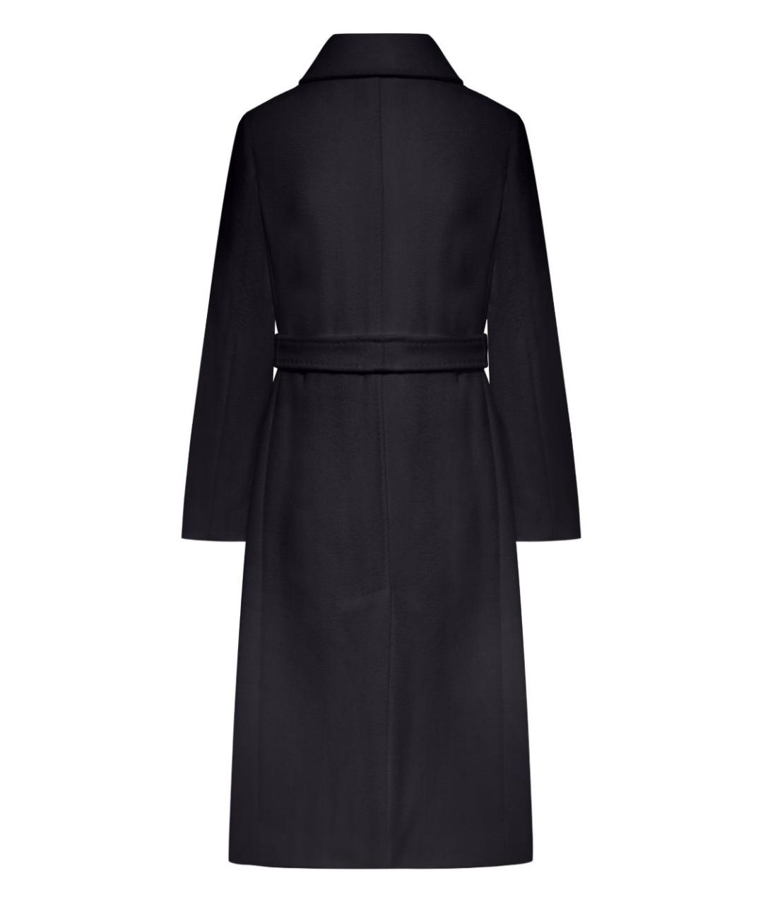 MAX MARA Черное шерстяное пальто, фото 2