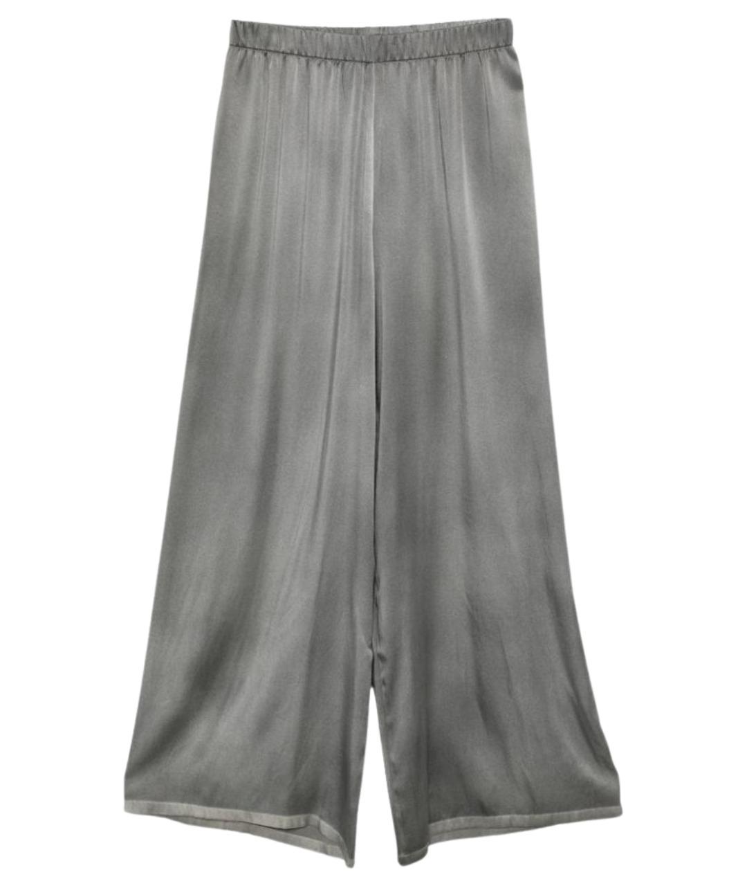 AVANT TOI Серые шелковые брюки широкие, фото 1