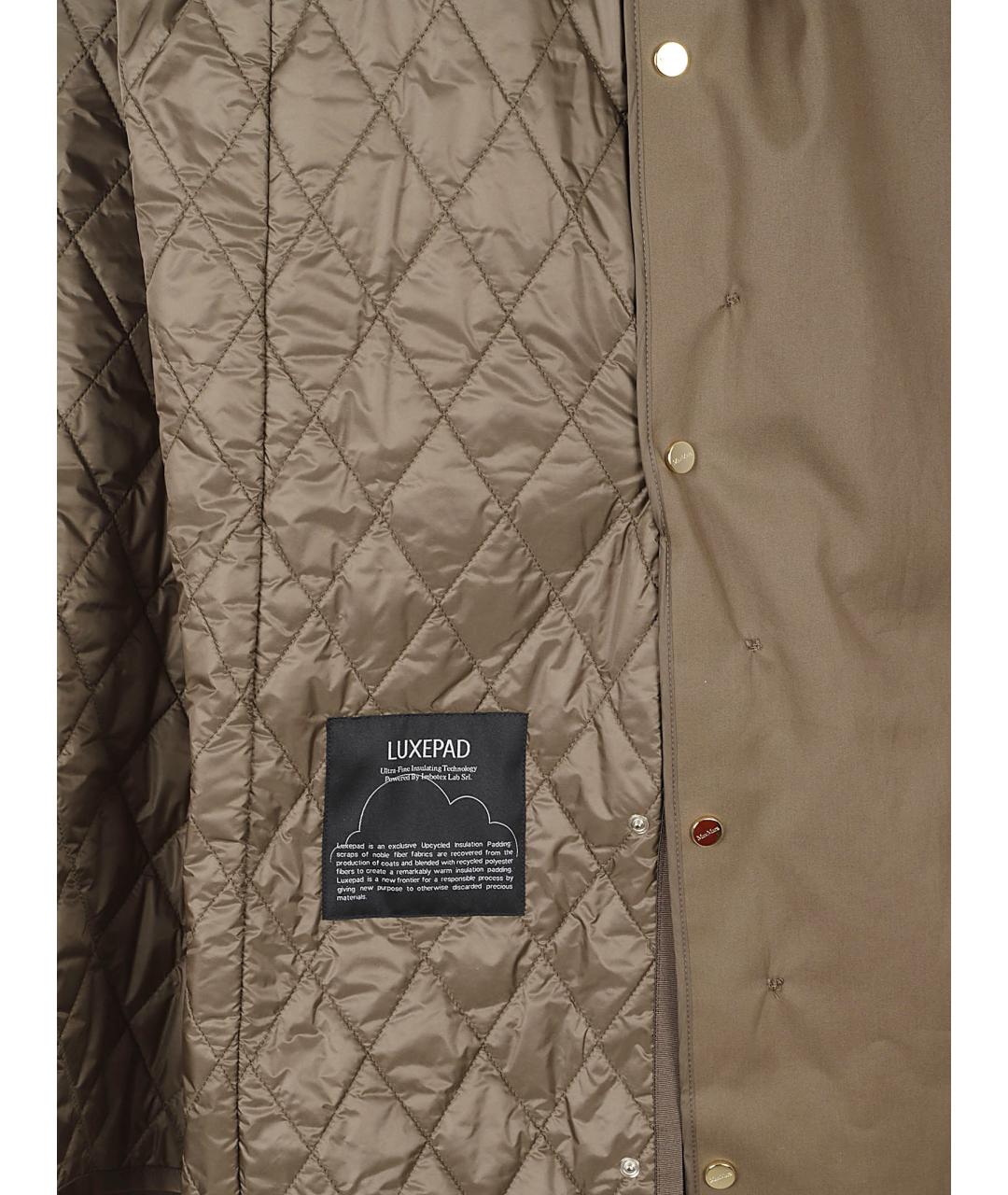 MAX MARA STUDIO Хаки хлопковый тренч/плащ, фото 3