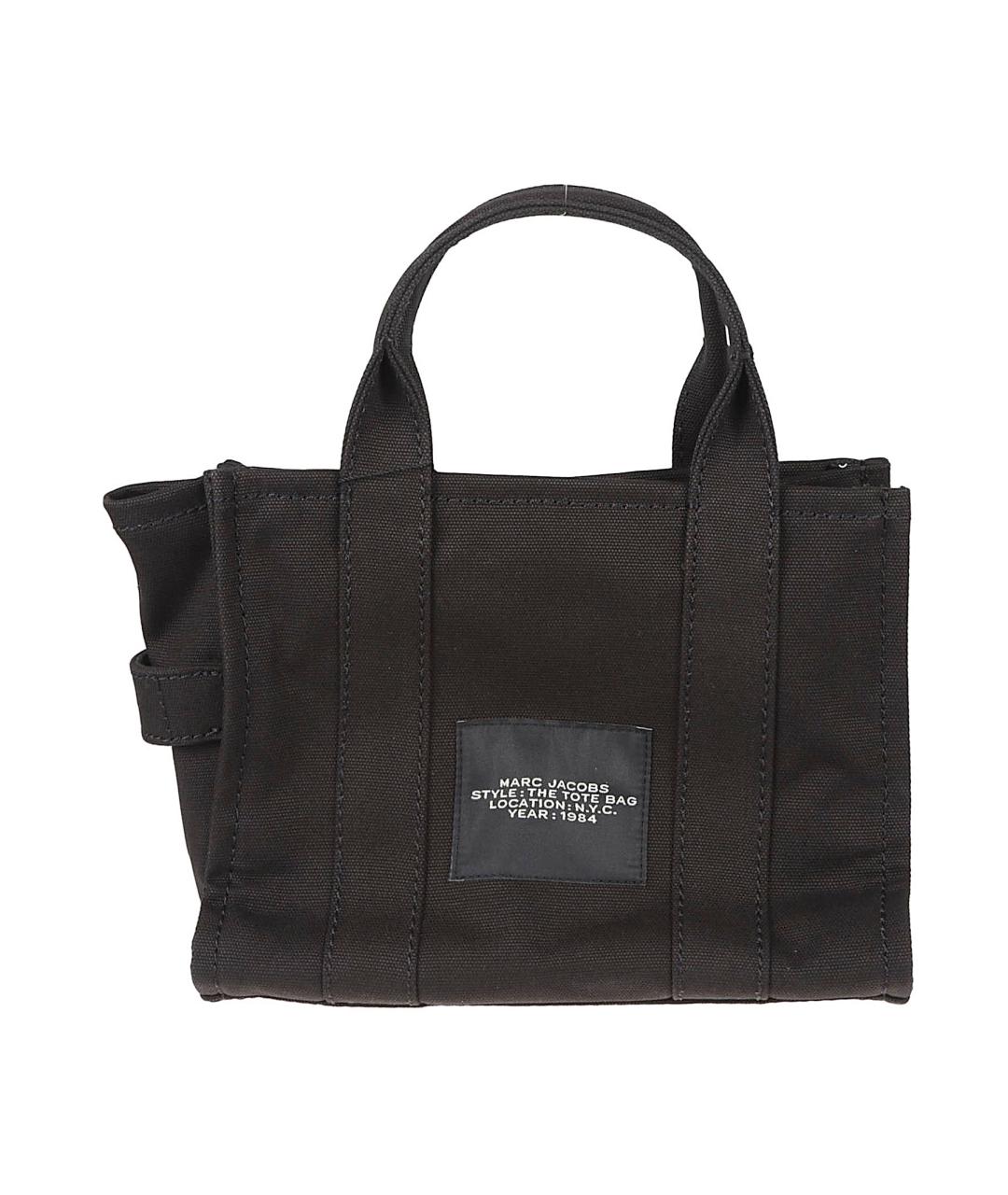 MARC JACOBS Черная тканевая сумка тоут, фото 2