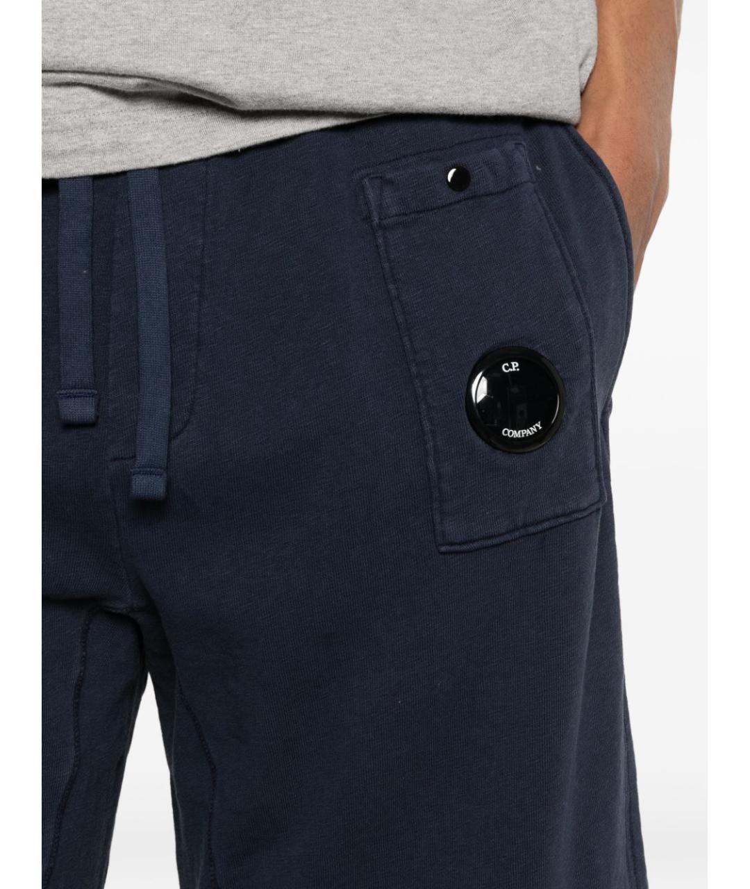 CP COMPANY Синие хлопковые шорты, фото 3