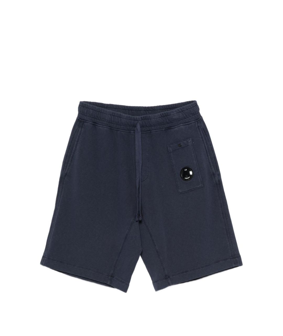 CP COMPANY Синие хлопковые шорты, фото 1