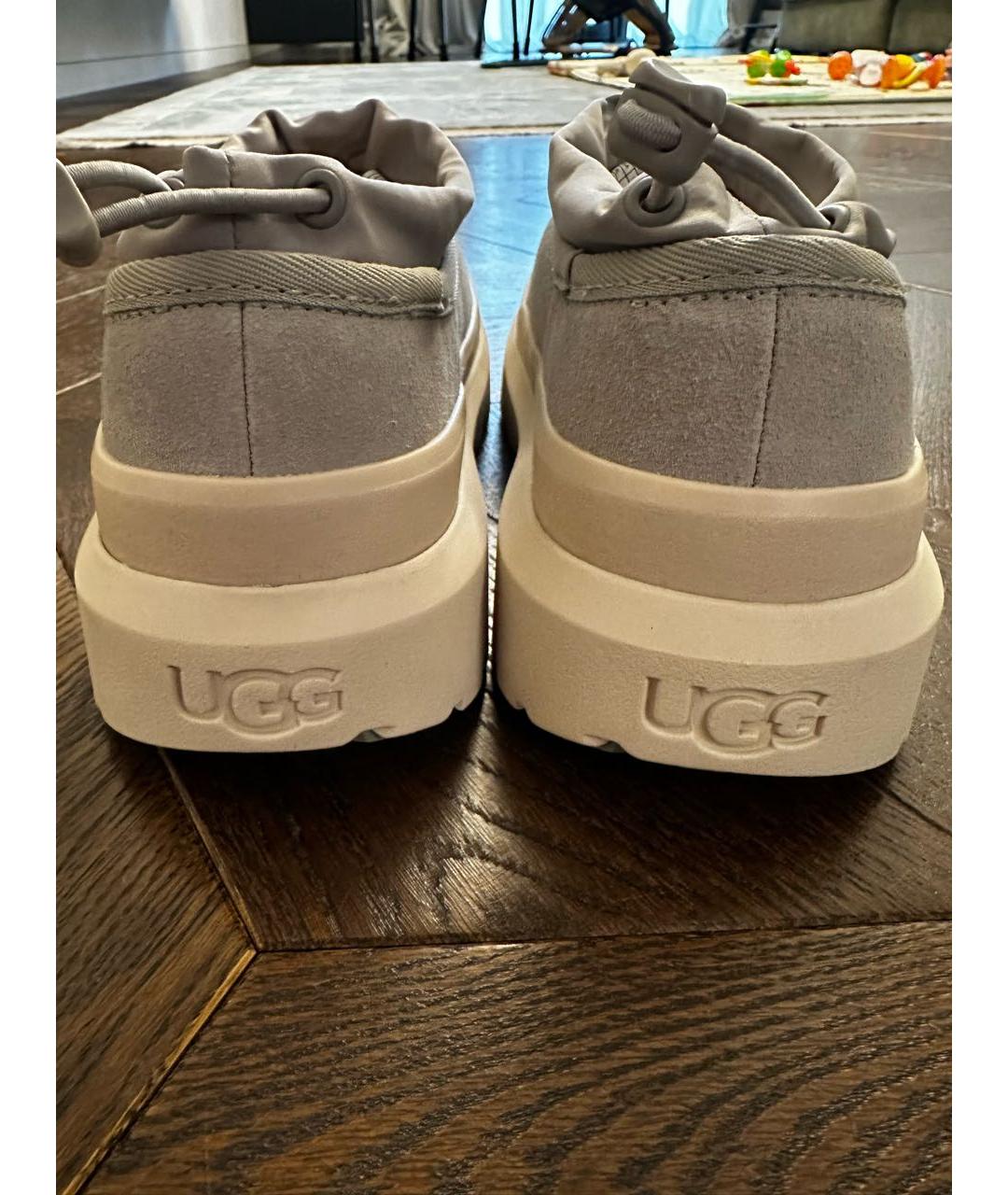 UGG AUSTRALIA Серые замшевые ботинки, фото 4