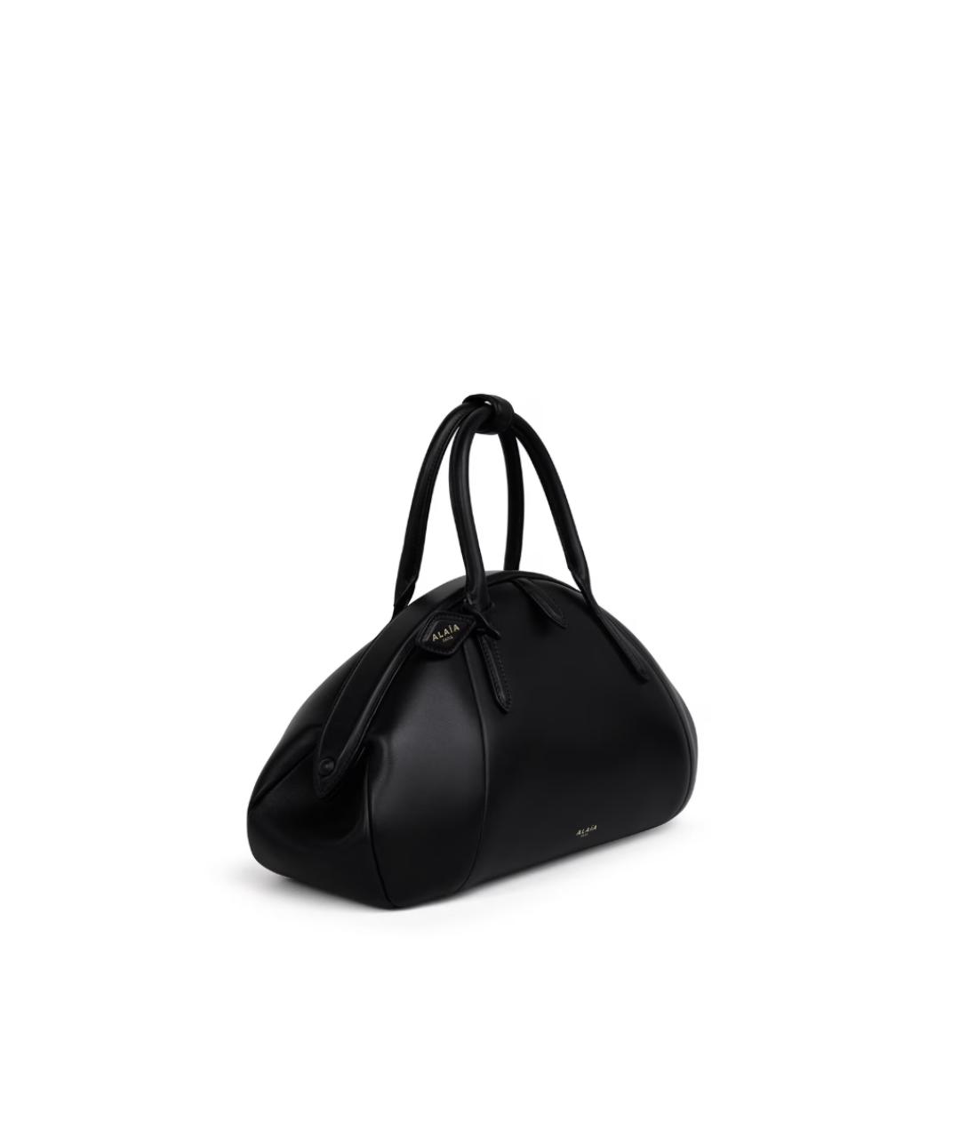 ALAIA Черная кожаная сумка тоут, фото 3