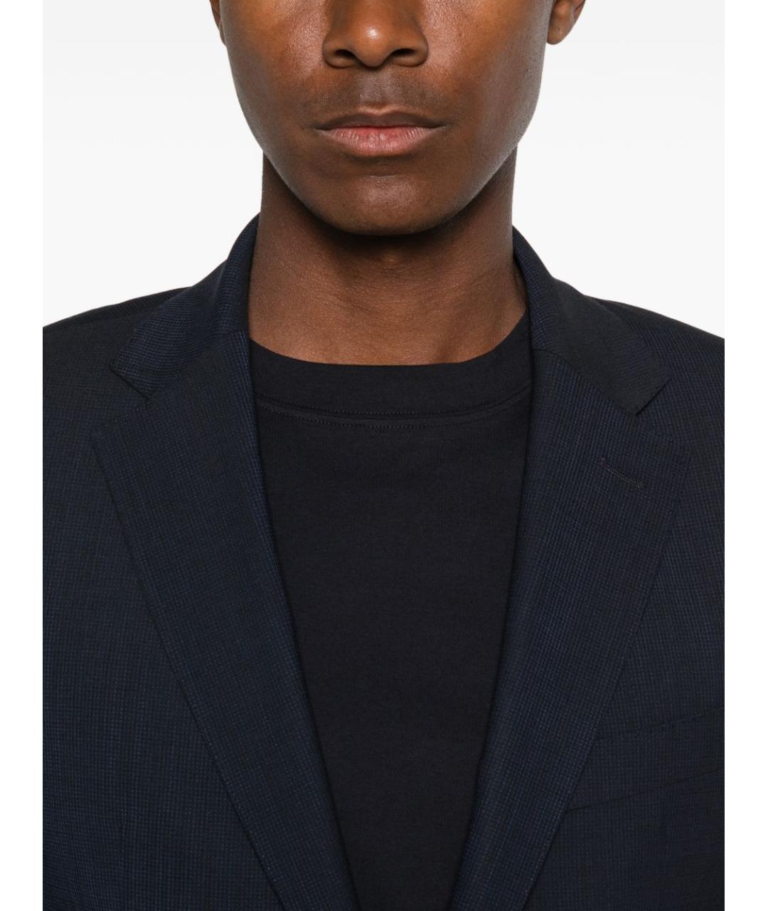 HUGO BOSS Темно-синий классический костюм, фото 5