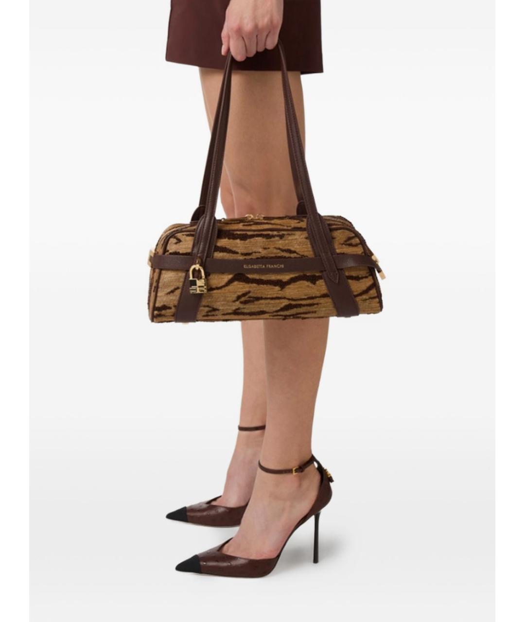 ELISABETTA FRANCHI Мульти тканевая сумка через плечо, фото 2