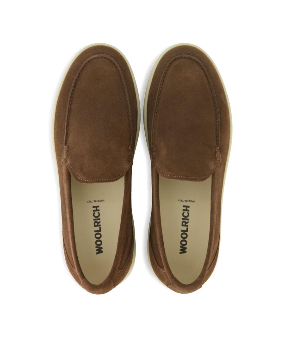 WOOLRICH Коричневые замшевые лоферы, фото 2