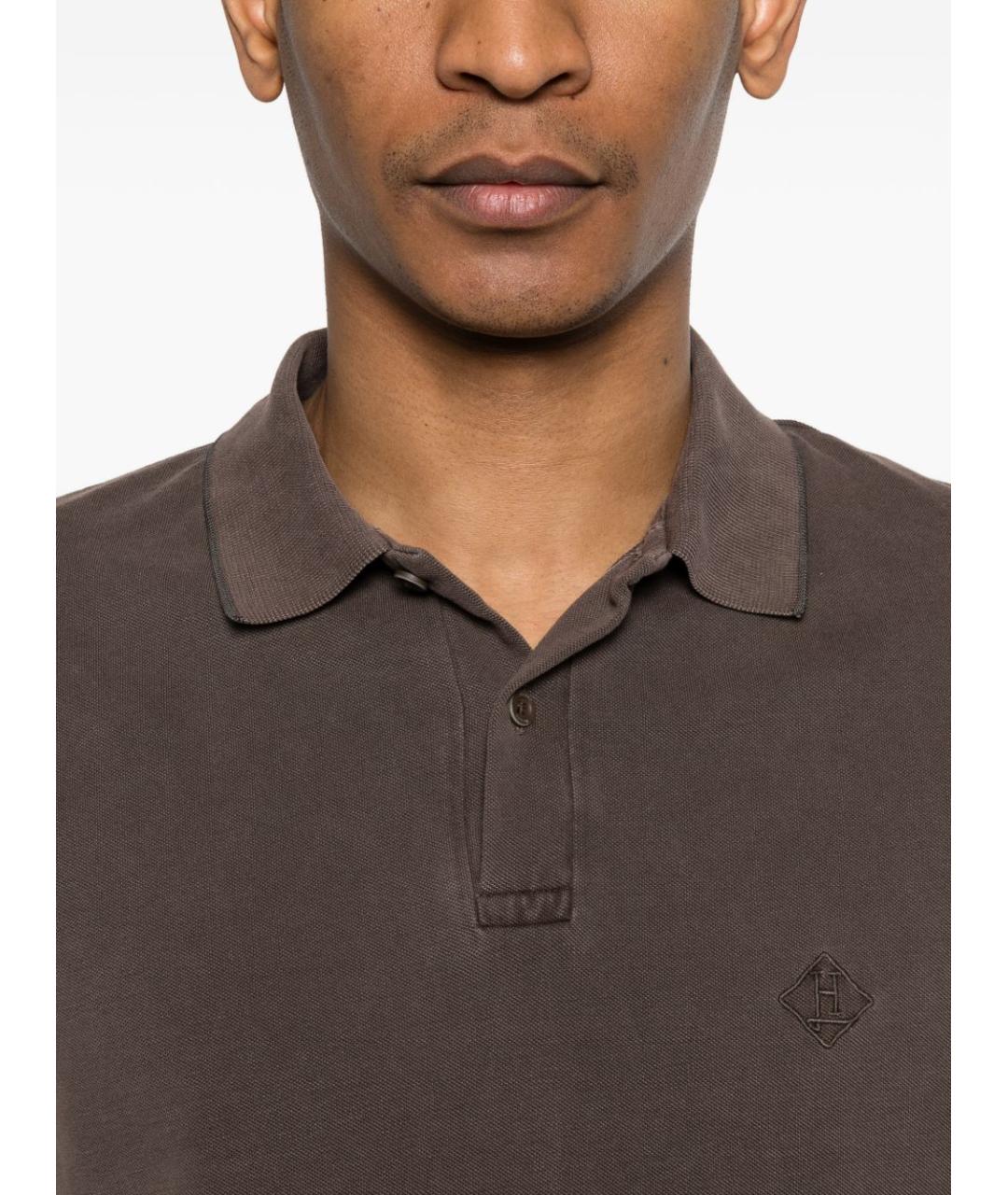 HERNO Коричневая футболка, фото 3