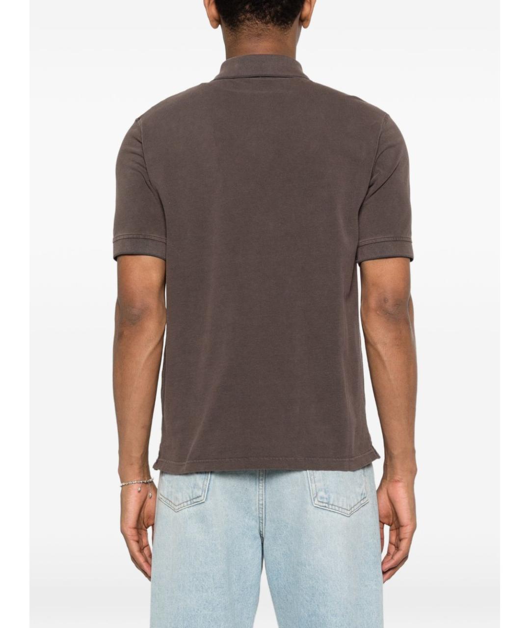 HERNO Коричневая футболка, фото 5