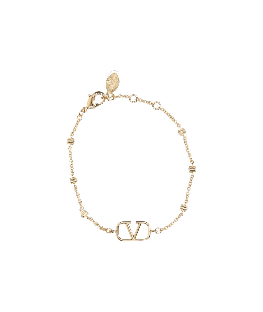VALENTINO Золотой металлический браслет, фото 1