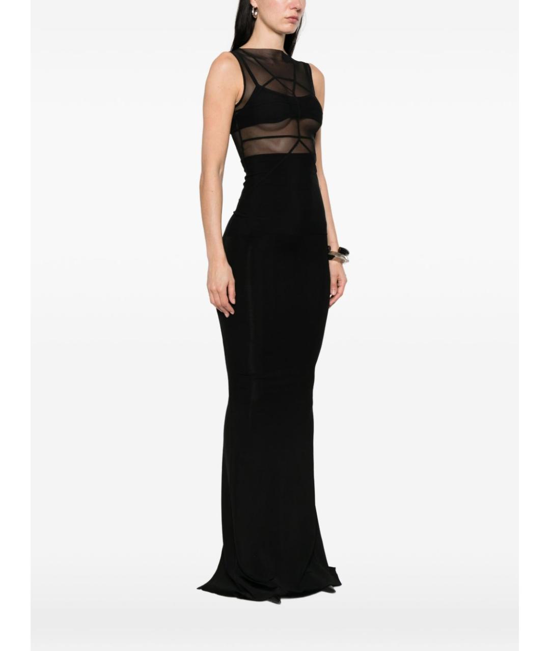 RICK OWENS Черная майка, фото 5