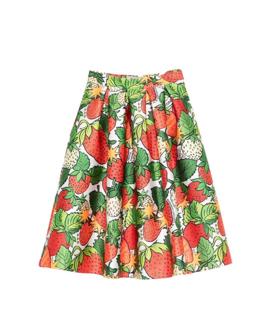 ALESSANDRO ENRIQUEZ Мульти юбка миди, фото 1