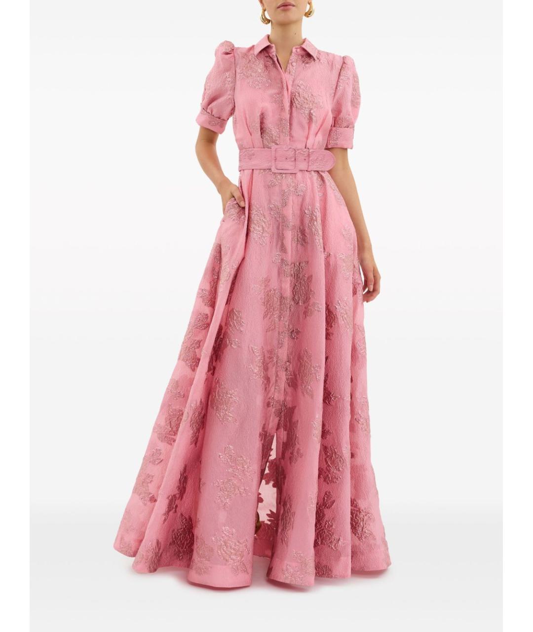 REBECCA VALLANCE Розовое вечернее платье, фото 4