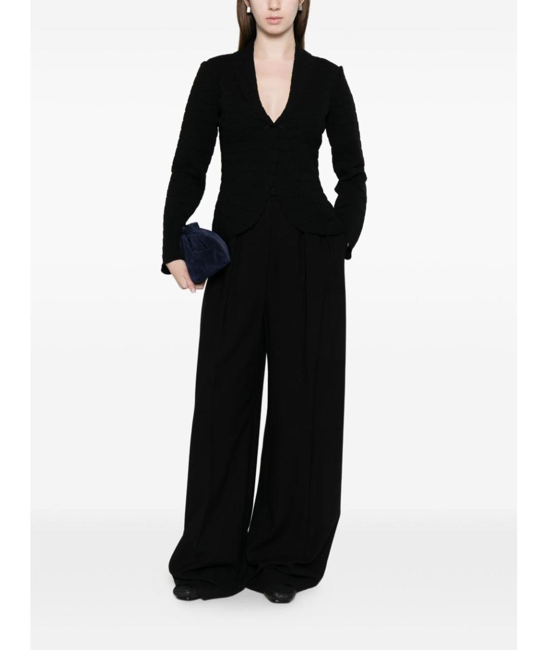 EMPORIO ARMANI Черный полиамидовый жакет/пиджак, фото 5