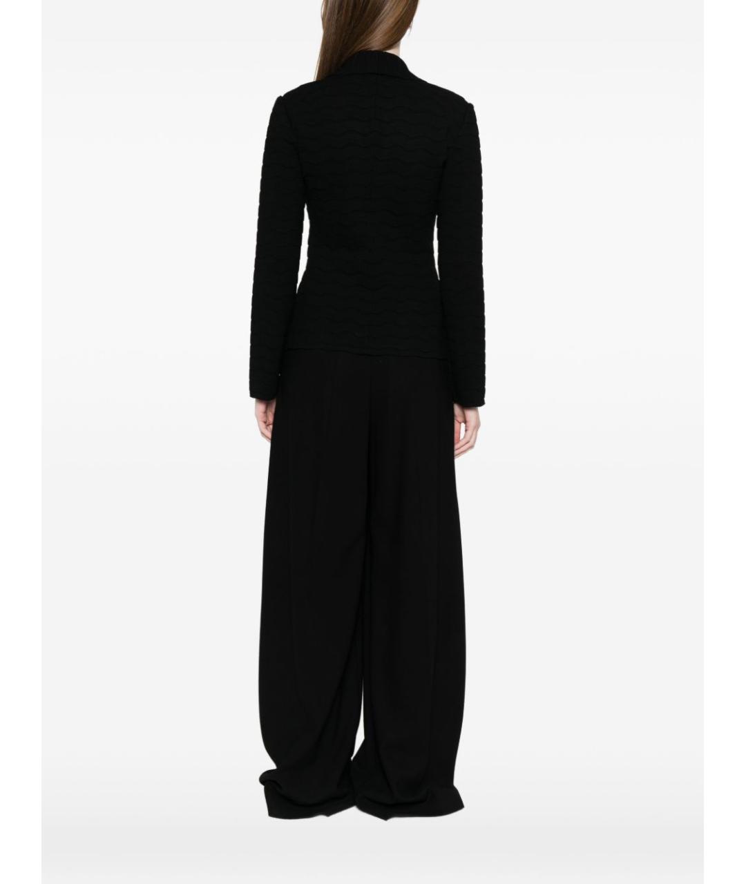 EMPORIO ARMANI Черный полиамидовый жакет/пиджак, фото 3