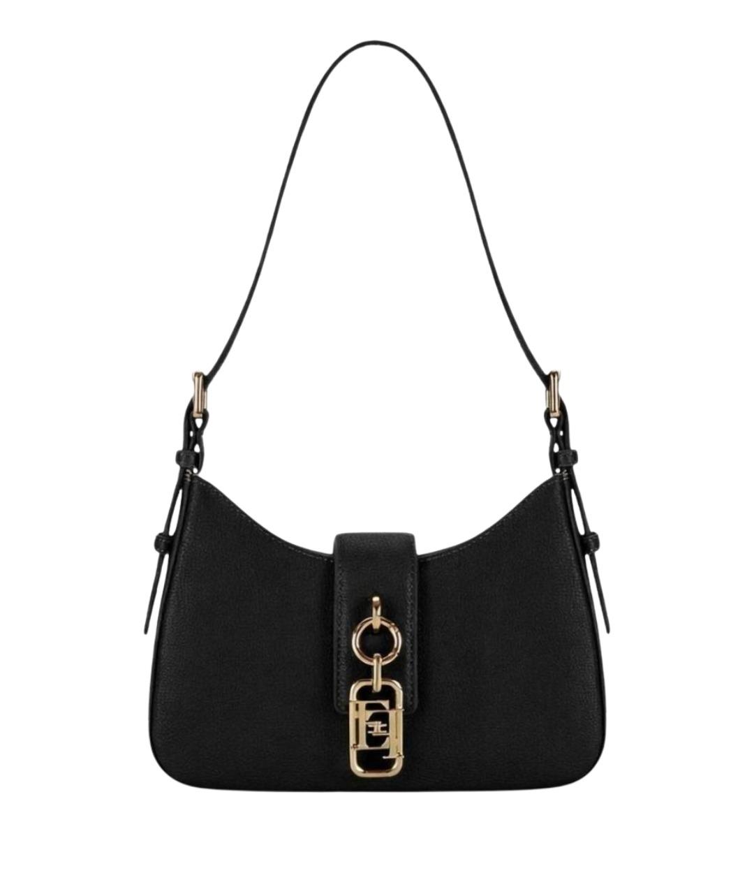 ELISABETTA FRANCHI Черная сумка через плечо, фото 1