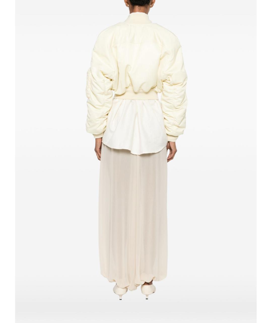 PHOEBE PHILO Бежевая полиамидовая куртка, фото 4