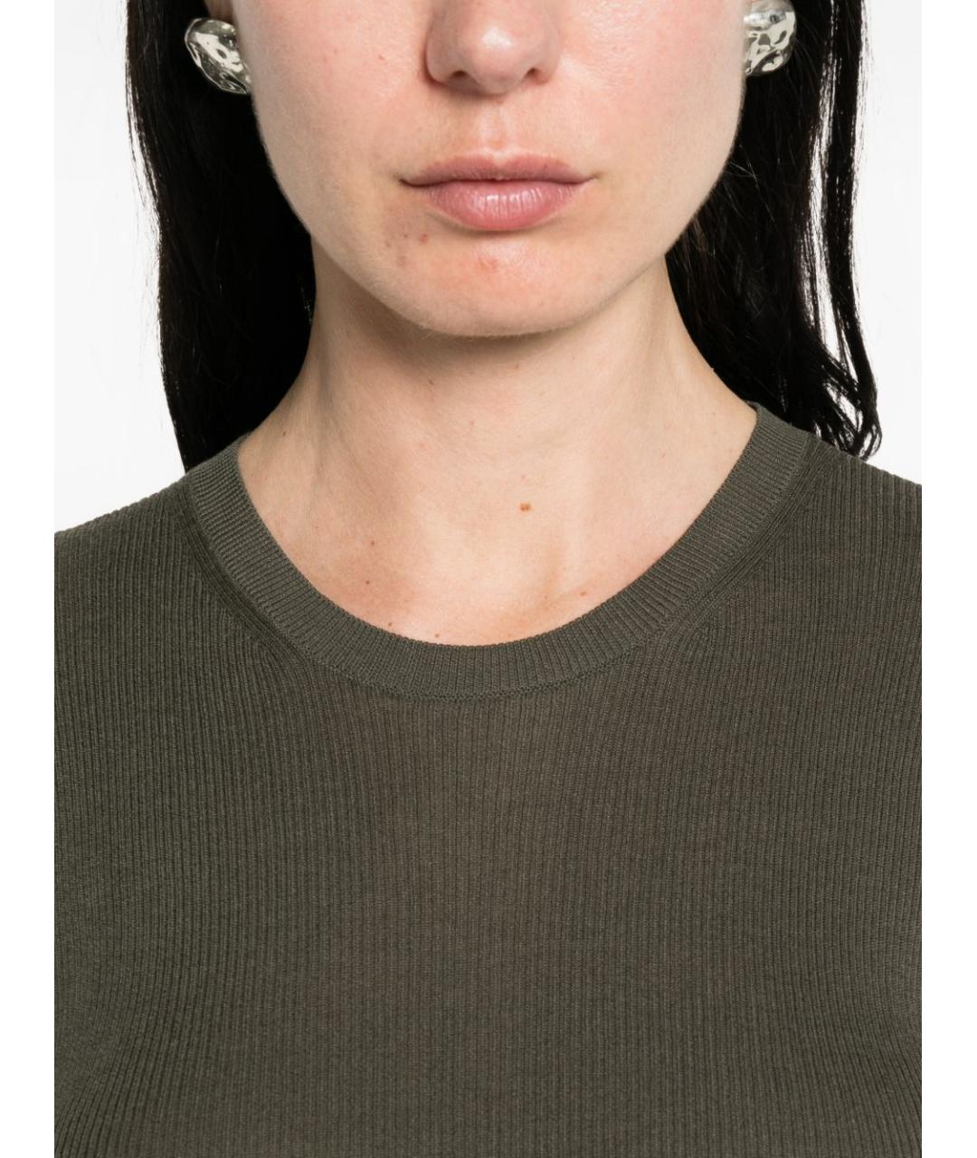 PHOEBE PHILO Зеленая футболка, фото 2