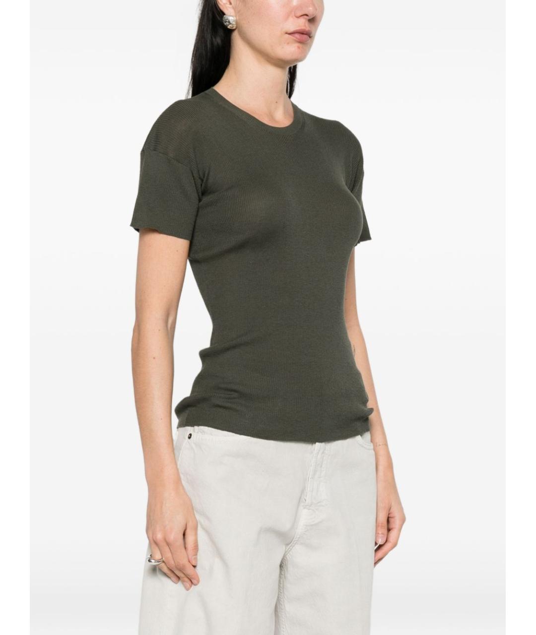 PHOEBE PHILO Зеленая футболка, фото 5