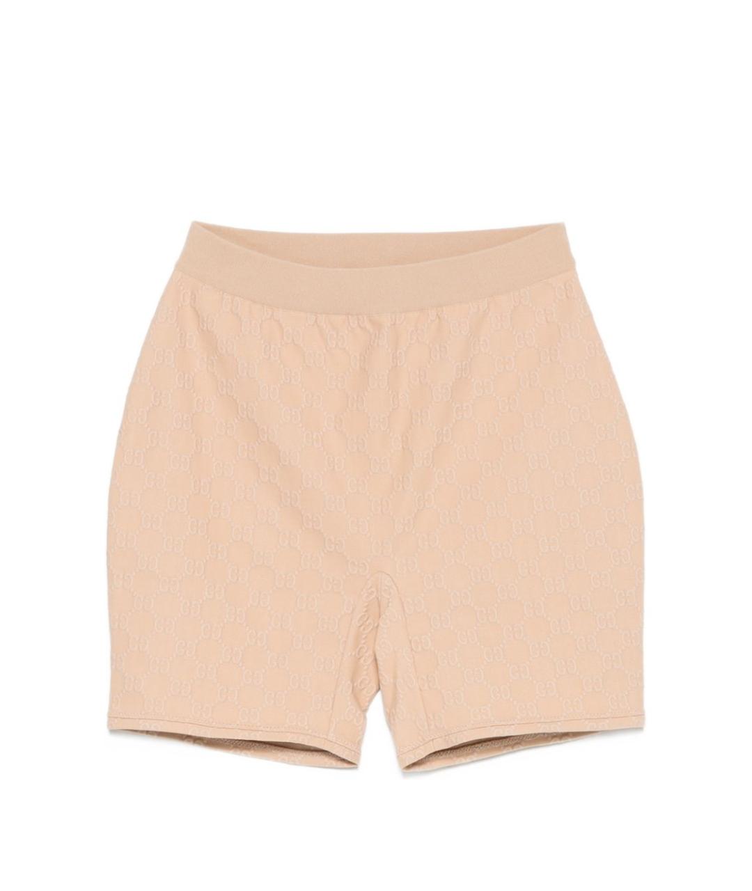 GUCCI Бежевые полиамидовые шорты, фото 1